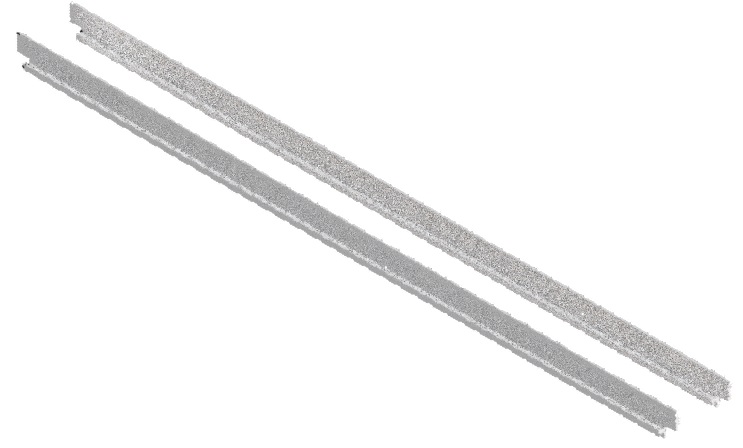 Produktbild UBK 500 082  -  Kantenprofil für Winkel-Verbinder zu Unterflur-Bodenkanal UBK 500, für 8mm Vertiefung